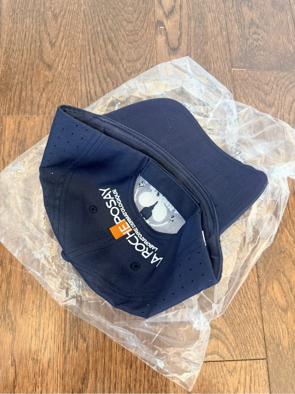 La Roche-Posay Club Tennis Hat Navy Embroidered Baseball Cap NWT